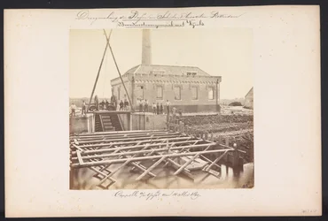 Station de pompage avec vis / Cappelle aan den IJssel le 14 mai 1869