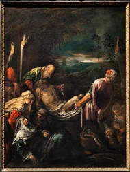 Enterrement du corps du Christ, vers 1580