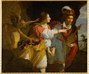 Orphée et Euridice, vers 1625-30 (peinture sur toile)
