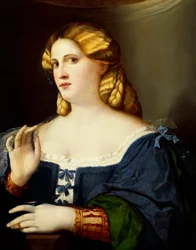 Femme avec éventail