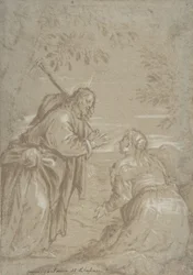 Le Christ apparaissant à Sainte Marie-Madeleine Noli Me Tangere, vers 1560