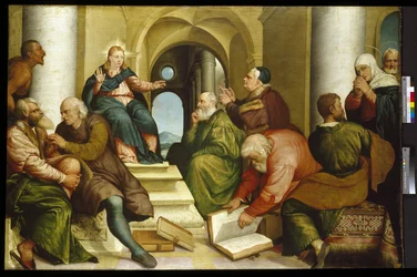 Le Christ parmi les docteurs, 16ème siècle