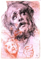 Étude de la tête de Saint Joseph, de la tête d