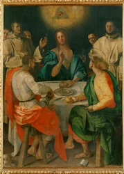 Souper à Emmaüs (peinture sur toile)