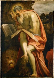 Saint Jérôme (huile sur toile)
