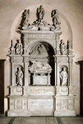 Monument funéraire en hommage au cardinal Ascanio Maria Sforza (sculpture en marbre, 1505-1507)