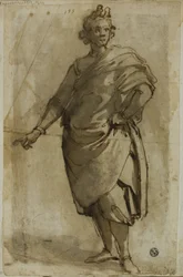 Figure masculine debout