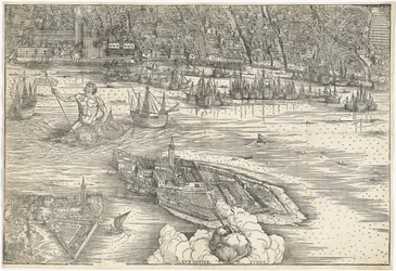 Vue de Venise [bloc central inférieur]