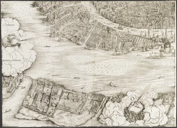 Vue de Venise [bloc inférieur gauche], 1500
