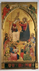 Couronnement de la Vierge et saints