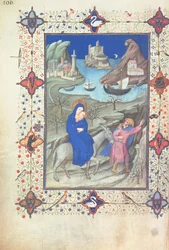 Ms 11060-61, Fuite en Égypte, de 