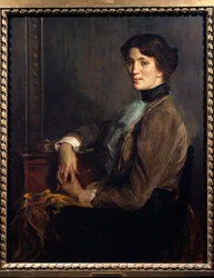Portrait de la femme de lettres Florence Halévy (1877-1957), épouse de l