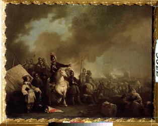 Le camp militaire lors d