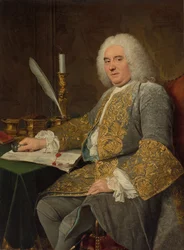 Portrait de Jean-Gabriel du Theil à la signature du traité de Vienne