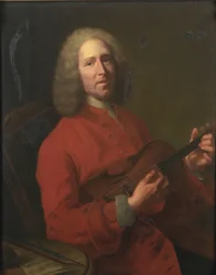 Portrait du compositeur Jean-Philippe Rameau 1683-1764, 1728