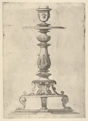 Design pour un chandelier, 1548-49