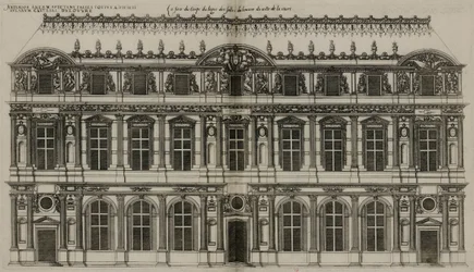 La façade de Pierre Lescot publiée en 1576