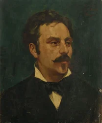 Portrait du compositeur Gabriel Fauré 1845-1924, 1878