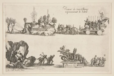 Combat à la Barrière, Entrée de son Altesse (Charles IV) représentant le Soleil