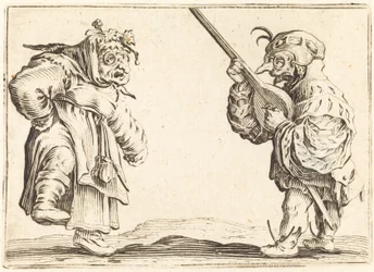 Danseurs avec luth
