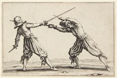 Duel avec épées et poignards