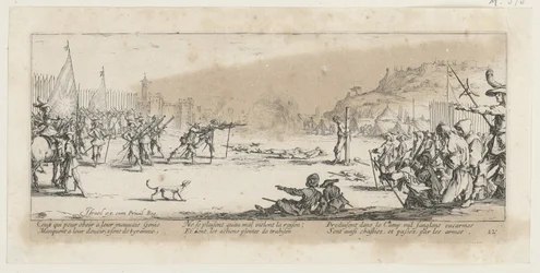 Fusillade, page 12 de la série « Les horreurs de la guerre »