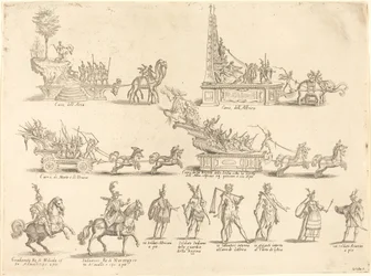 Flotteurs et participants