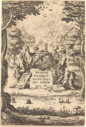 Frontispice pour la Cosmologia Sacrée avec Astrologues