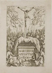 Frontispice, extrait des Martyres des Apôtres