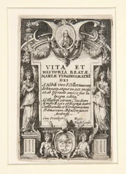 Frontispice, no. 1 de La Vie de la Vierge
