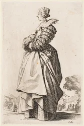 Dame avec un manchon, de la série « La Noblesse de Lorraine »