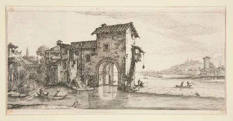 Le moulin à eau, des Paysages pour Giovanni de Medici
