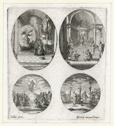Les Miracles de la Passion … (engraving)