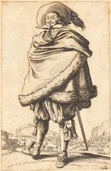 Noble homme en manteau bordé de fourrure