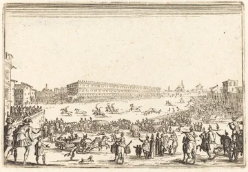 Piazza Santa Croce, Florence, vers 1622