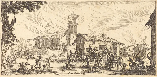 Dévastation et incendie d