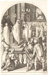 Saint Basile célébrant la messe