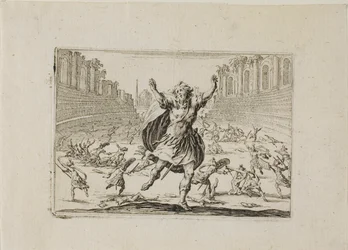 Escarmouche dans le cirque, des Caprices