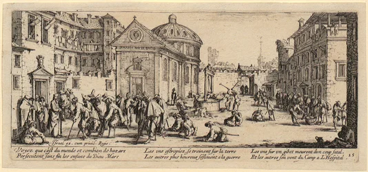 Hôpital, page 15 de la série « Les horreurs de la guerre »