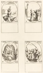 Sainte Bibiane; Saint Birin; Sainte Barbe; Saint Sabbas