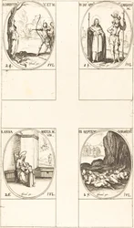 Sainte Christine; Saint Jacques, Apôtre, et Saint Christophe; Sainte Anne; Sept Dormants d