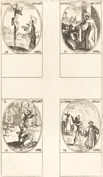 Sainte Maria Doloru; Saint Étienne, Abbé; Sainte Apolonie; Saint Timon