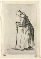 Les mendiants : Mendiant à son rosaire, c. 1623