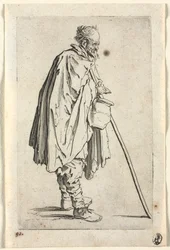 Les Mendiants : Mendiant avec pot, vers 1623