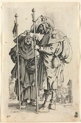 Les mendiants : Les deux pèlerins, vers 1623