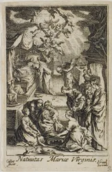 La naissance de la Vierge Marie, extrait de La vie de la Vierge