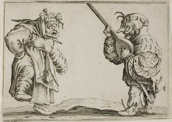 Les danseurs avec le luth, des Caprices
