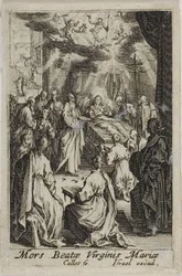 La mort de la Vierge Marie, extrait de La vie de la Vierge