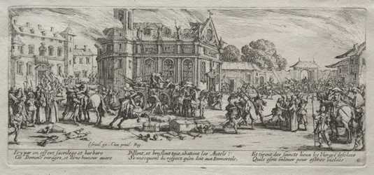 Les grandes misères de la guerre : Dévastation d
