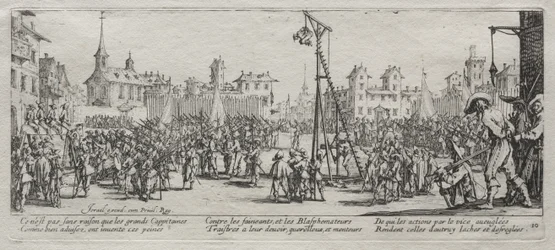 Les Grandes Misères de la guerre : La strappado